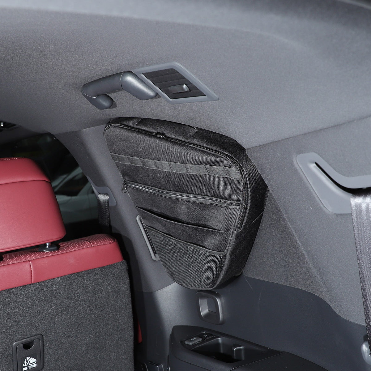 Rear Trunk Cargo Side Window Organizer Storage Pouch For Lexus LX 2022+ 1