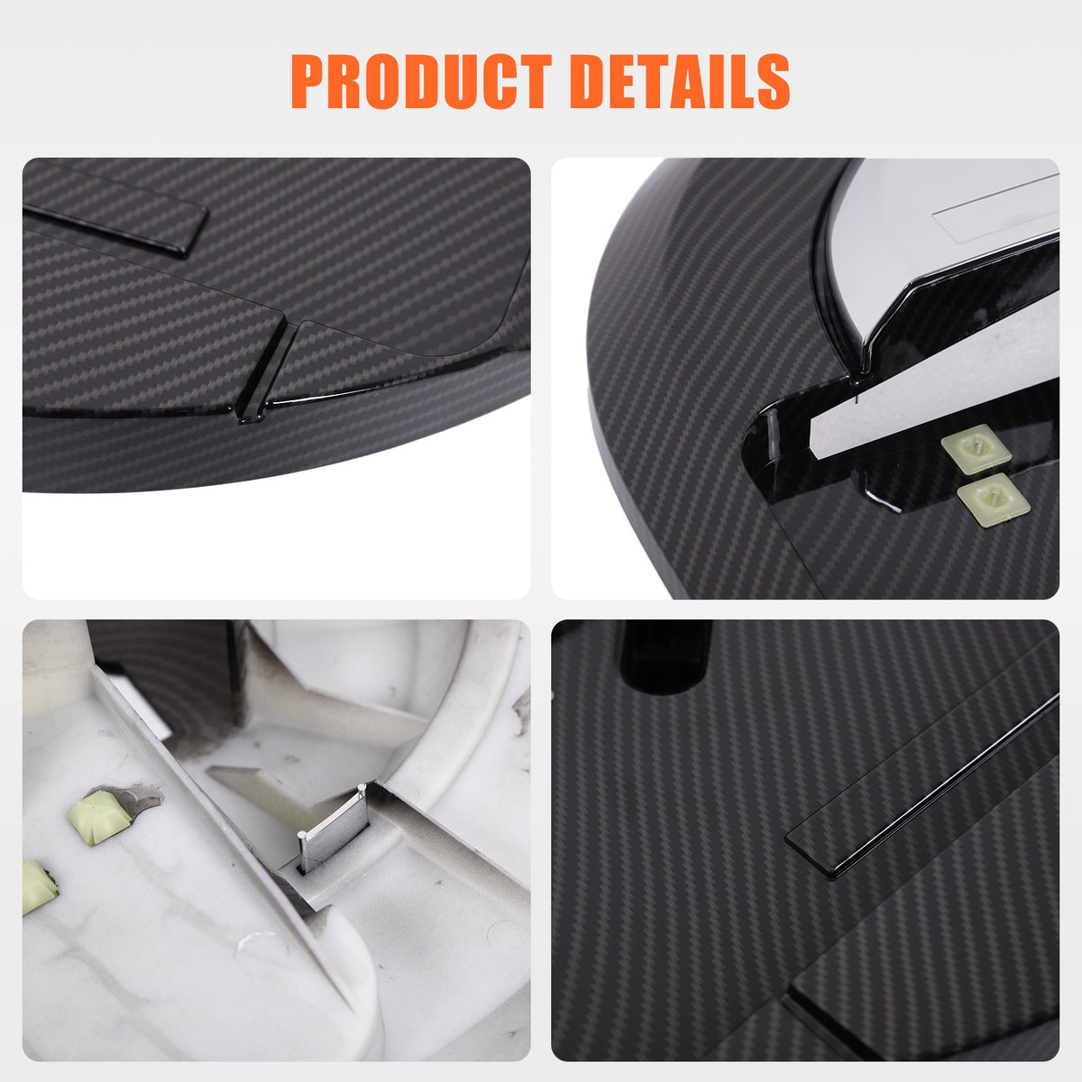 Carbon Fiber Spare Tire License Plate Bracket OE:25782333 For Hummer H2 03-09 US 17