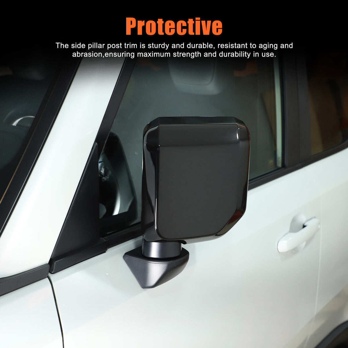 Glossy Black Door Handle & Rearview Mirror Cover For Lexus GX GX550 24-26 10