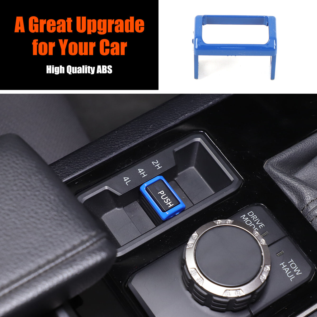 ABS Blue Car Center Panel Trim Interior Accessories For Toyota Tundra 2022-2026 - Variants 11-14 44