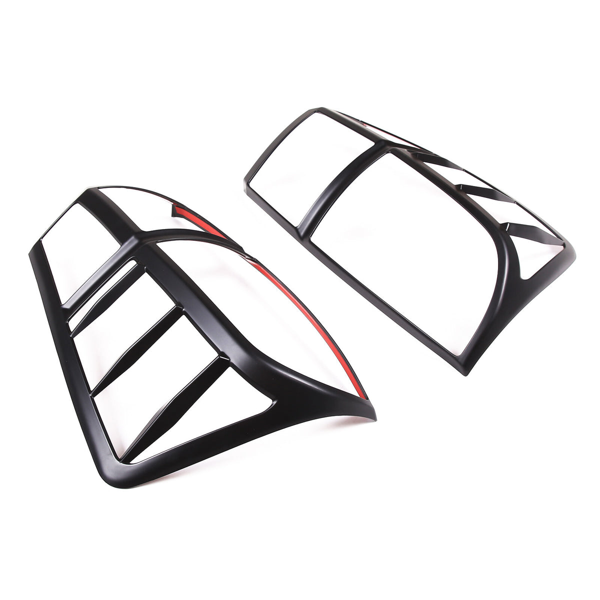 Matte Black Rear Taillight Trim Cover Bezel For Toyota Tacoma 2016-2023 14