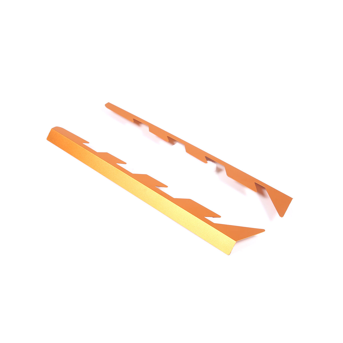 Orange Aluminum Engine Bay Engine Side Cover Plate Trim For Corvette C8 2020-26 11