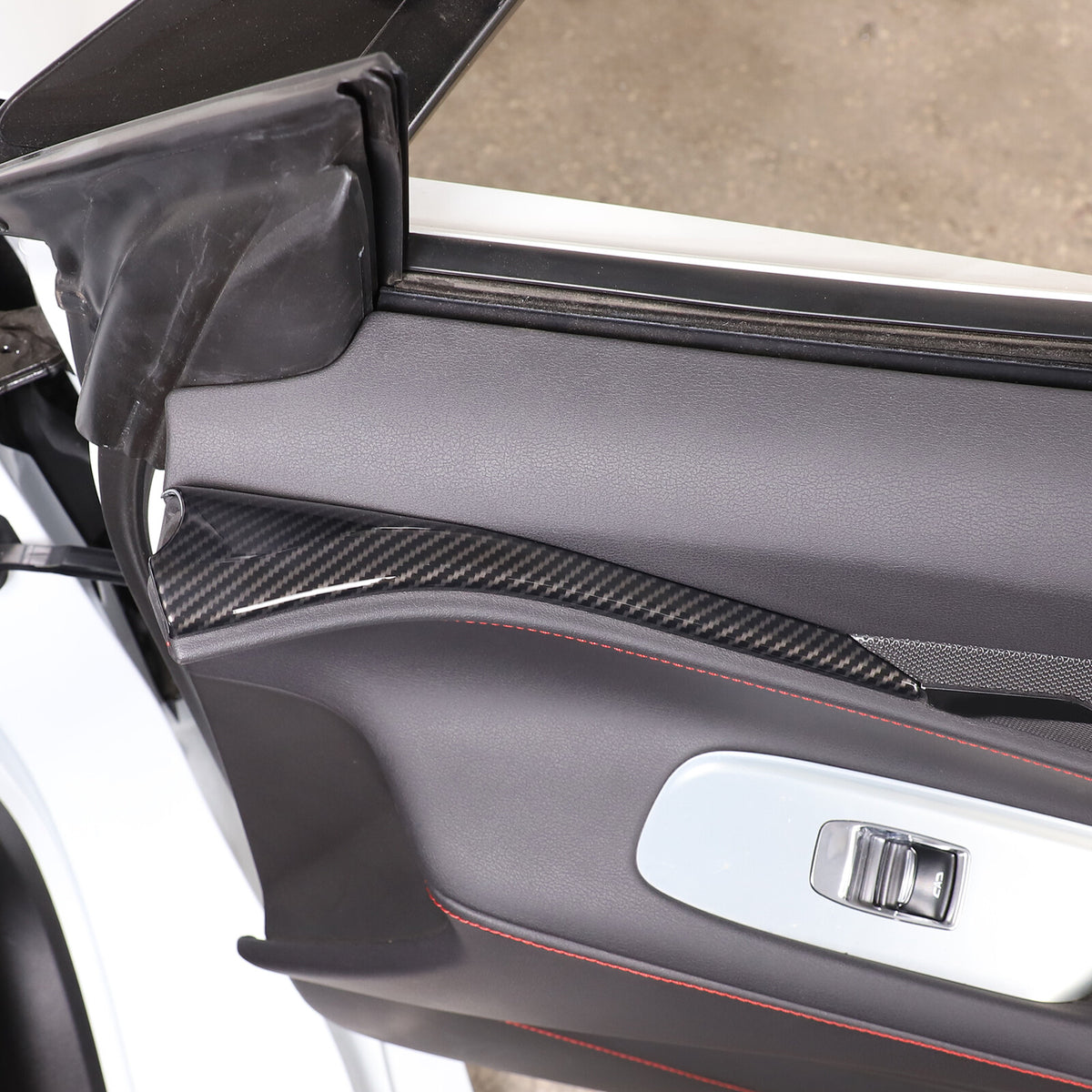 Carbon Fiber ABS Interior Full Decor Cover Trim Kit For Corvette C8 2020-2025 - Styles 26-30 17