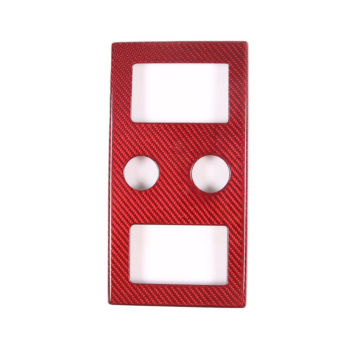 Red Carbon Fiber center Gear Shifter Panel Cover For Range Rover Vogue 2023-24 10