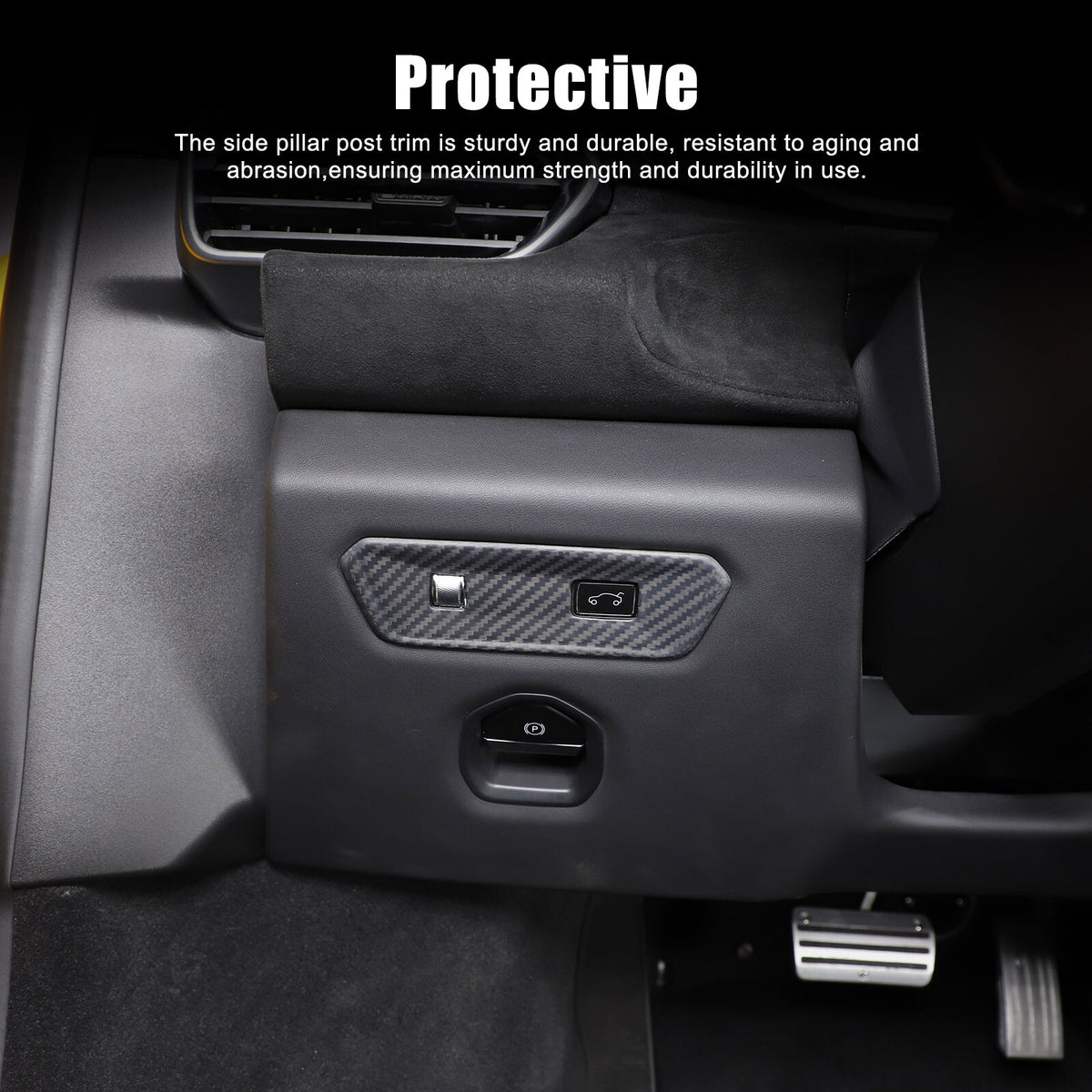 Matte Real Carbon Rear Door Tailgate Switch Cover Trim For Lotus EMIRA 2021-2025 21