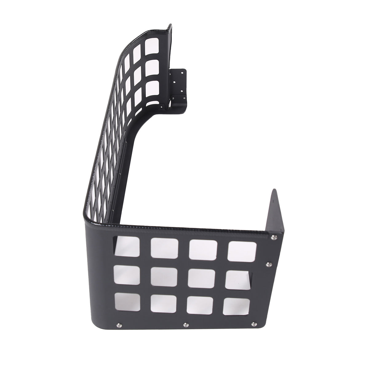 Black Alloy Trunk Left Side Fence Storage Tray Bracket For Hummer H2 2003-2007 12
