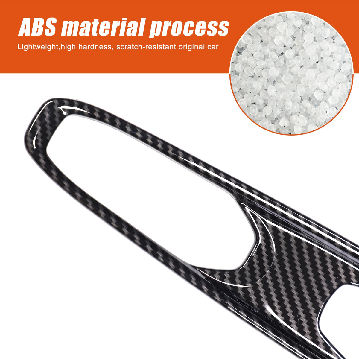 Carbon Fiber ABS Center Console Gear Shift Panel Trim Set For Corvette C8 26+ US 24
