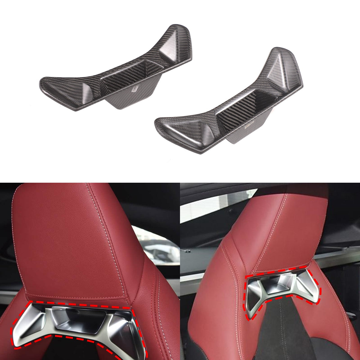 Matte Real Carbon Fiber Interior Trim Cover Accessories For Toyota Supra A90 19+ 3