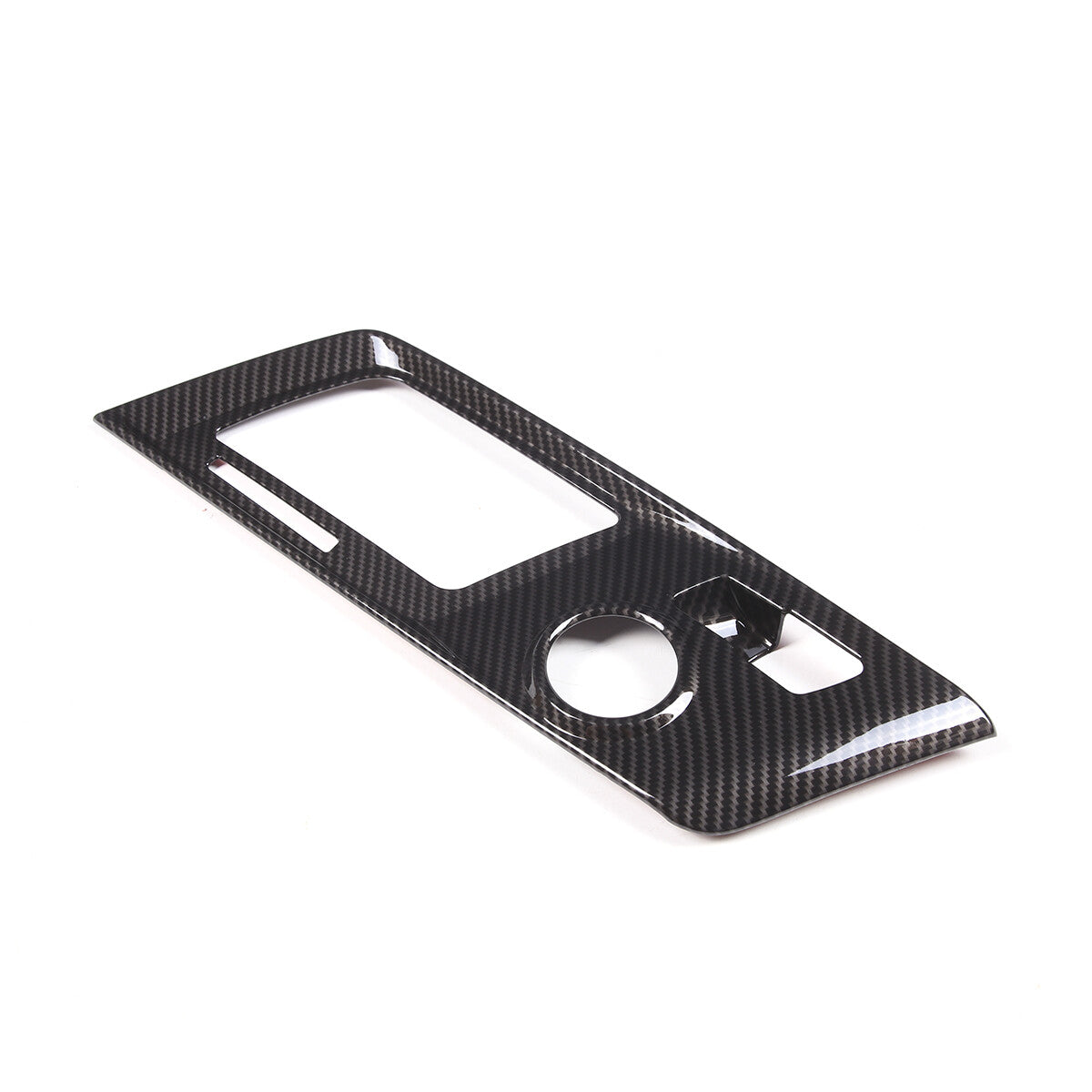 4pcs Carbon fiber Gear Shift Panel Grab Handle Cover For Corvette C7 2014-2019 10