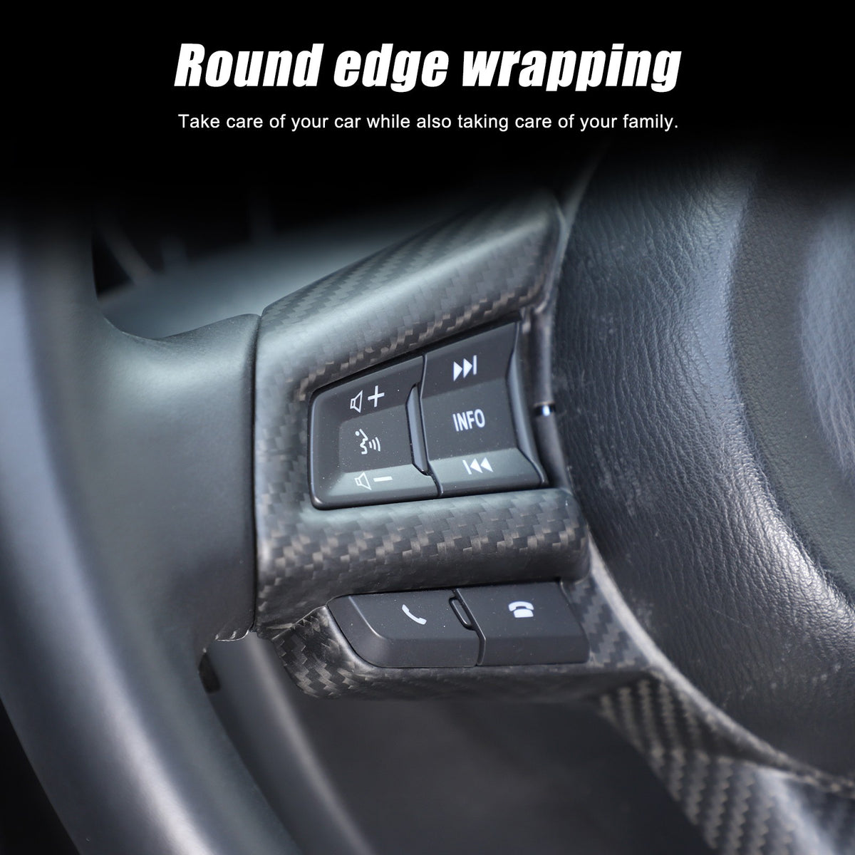 Matte Real Dry Carbon Fiber Interior Full Trim For Mazda MX-5 Miata 2016-2026 13