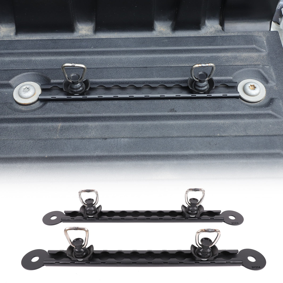 Rear Bed Side Expansion Slide Rails Bed Tie-Down Rails For Toyota Tundra 22+ US 2