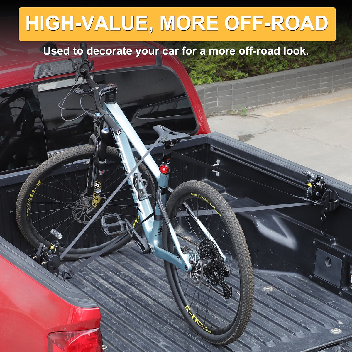 Retractable Truck Bed Tie-Down Ratchet Straps For Toyota Tacoma/Tundra US 18