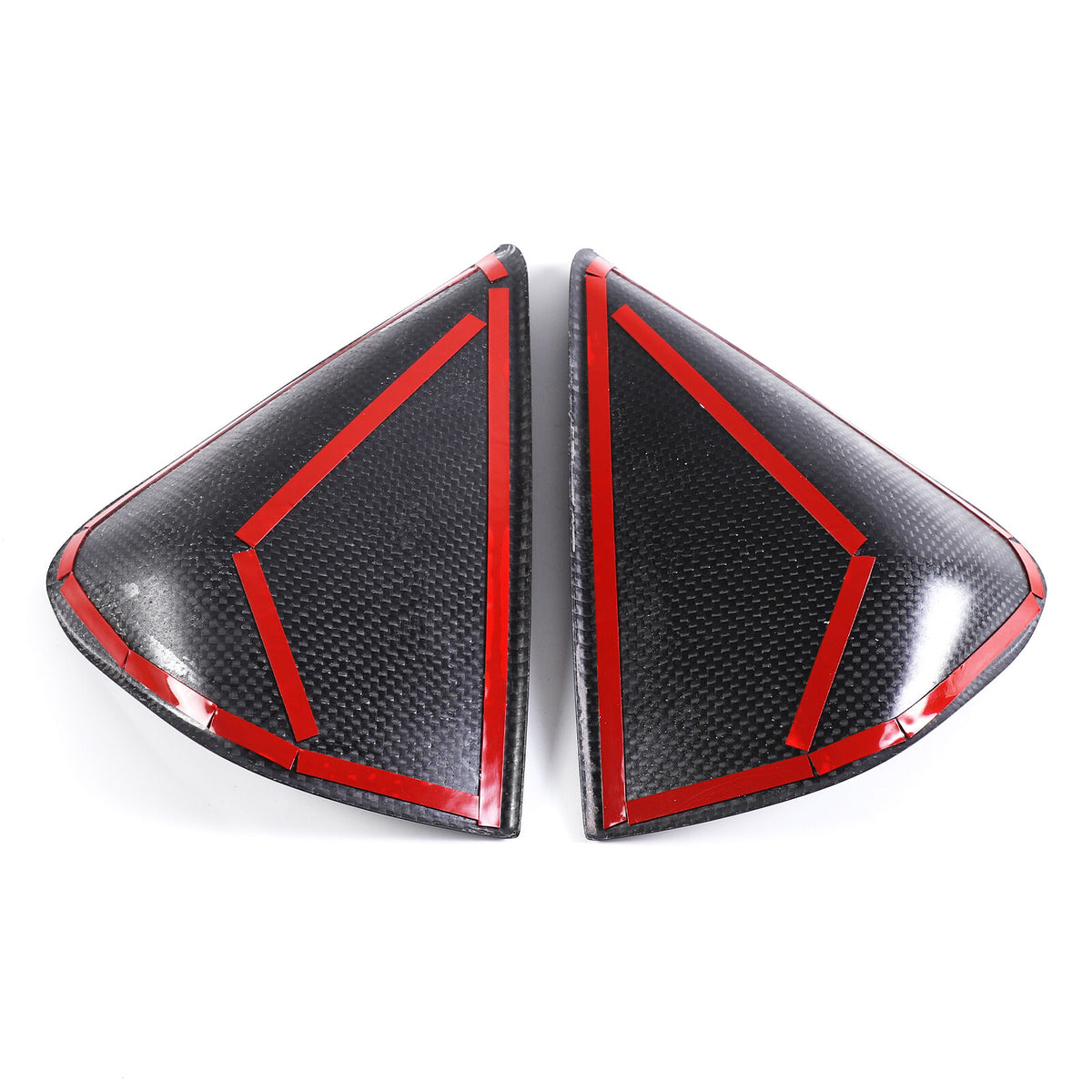 Matt Real Carbon Fiber Dashboard Anti-collision Door Trim Cover For Corvette C8 17