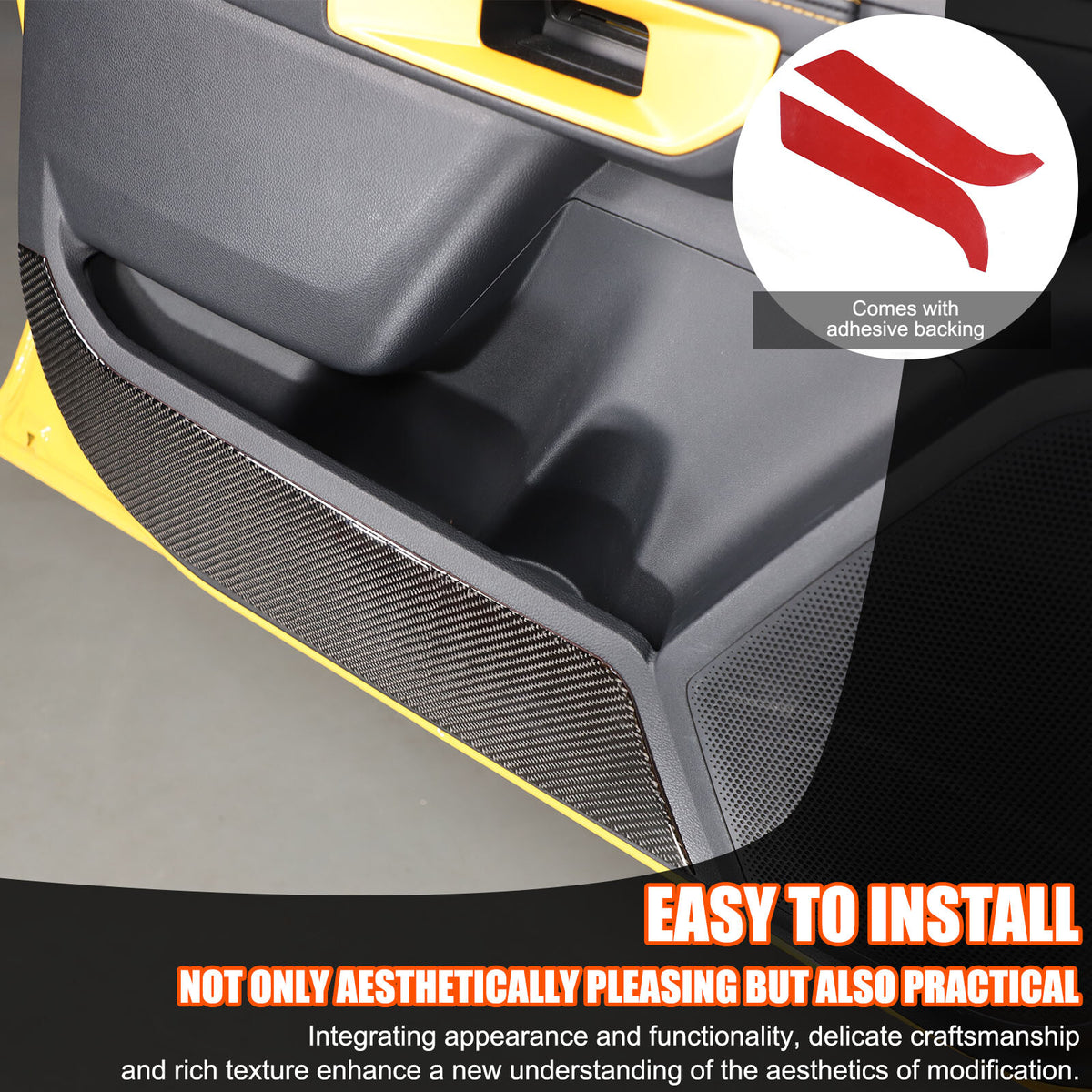 Front & Rear Door Bottom Anti-Kick Sticker Trim For Ford Ranger Raptor T9 2024 3