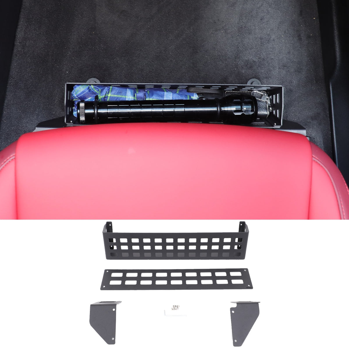 Alloy Under-Seat Storage Basket Box Tray For BMW X3 G45 2025+ 17