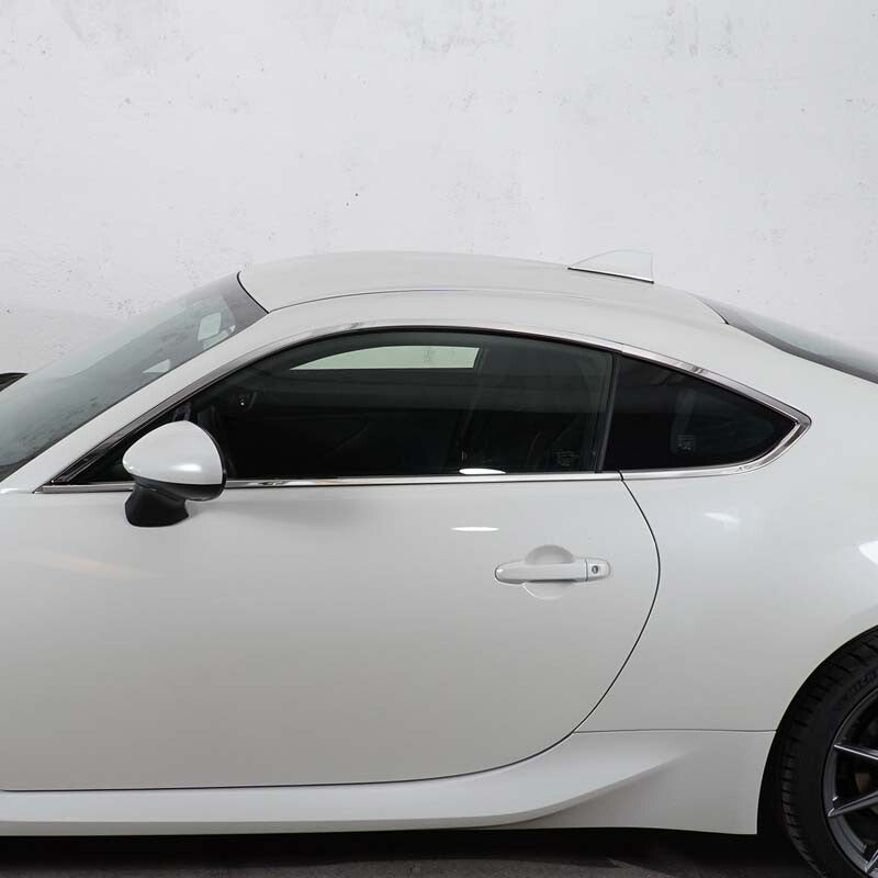 Silver Steel Window Decorate Strip Trim For Subaru BRZ 2022 4