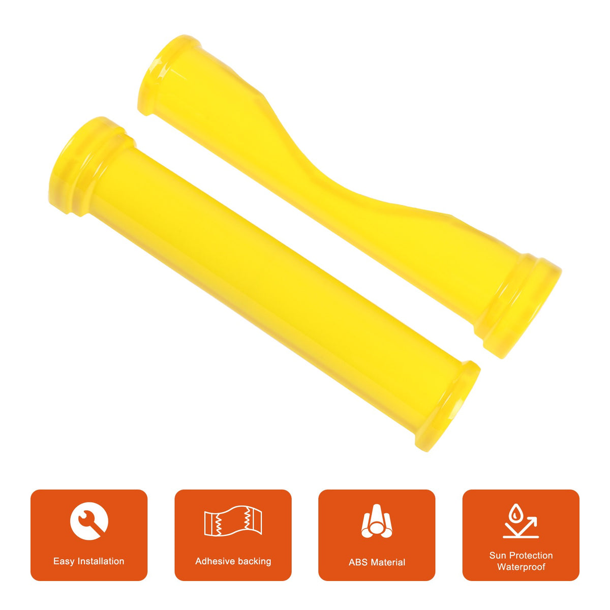 ABS Yellow Center Dashboard Panel Trim Strip For Toyota FJ Cruiser 2007-2021 12