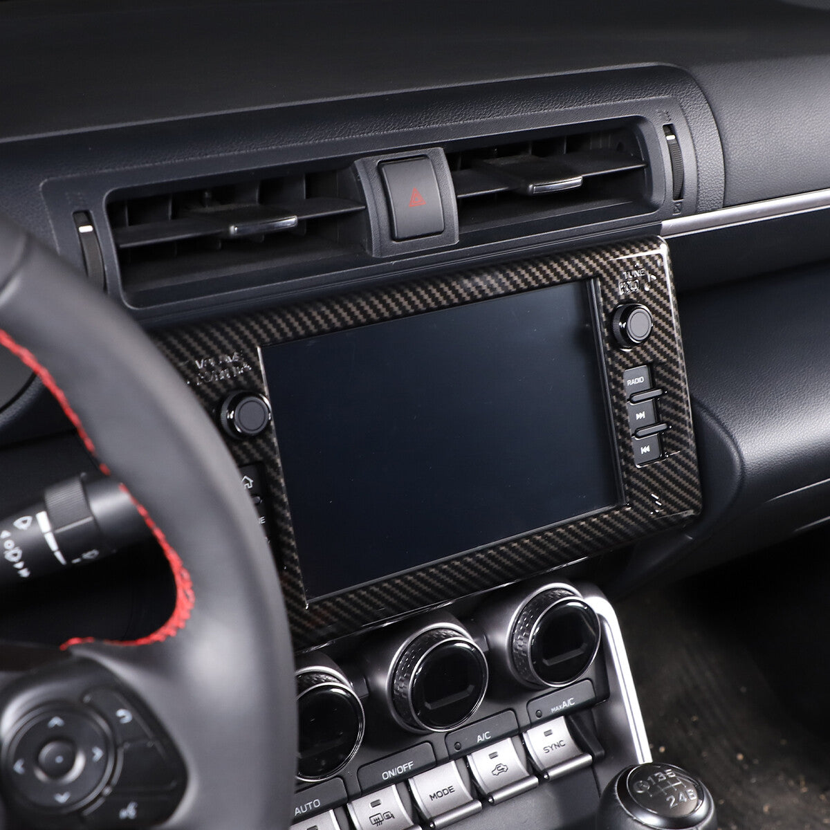ABS Carbon Fiber Interior Center Console Trim Set Fits For GR86/BRZ 2022-2025 US - Variants 1-5 41