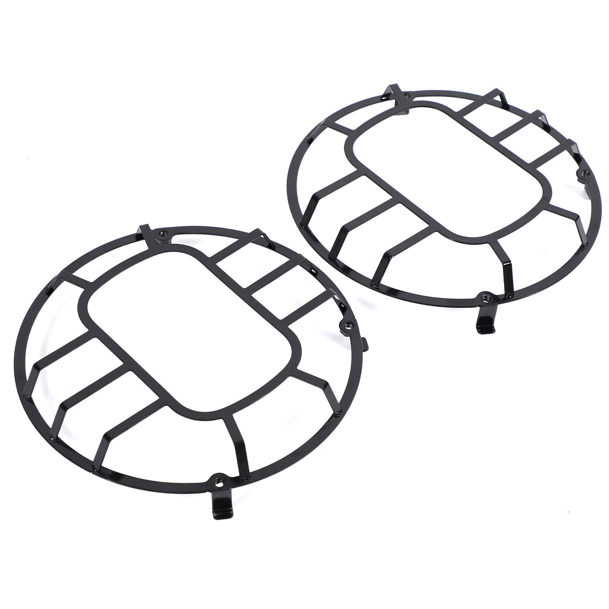 Front Lamp Headlight Cover Guard Net Trim For Land Rover Defender L316 2004-19 2