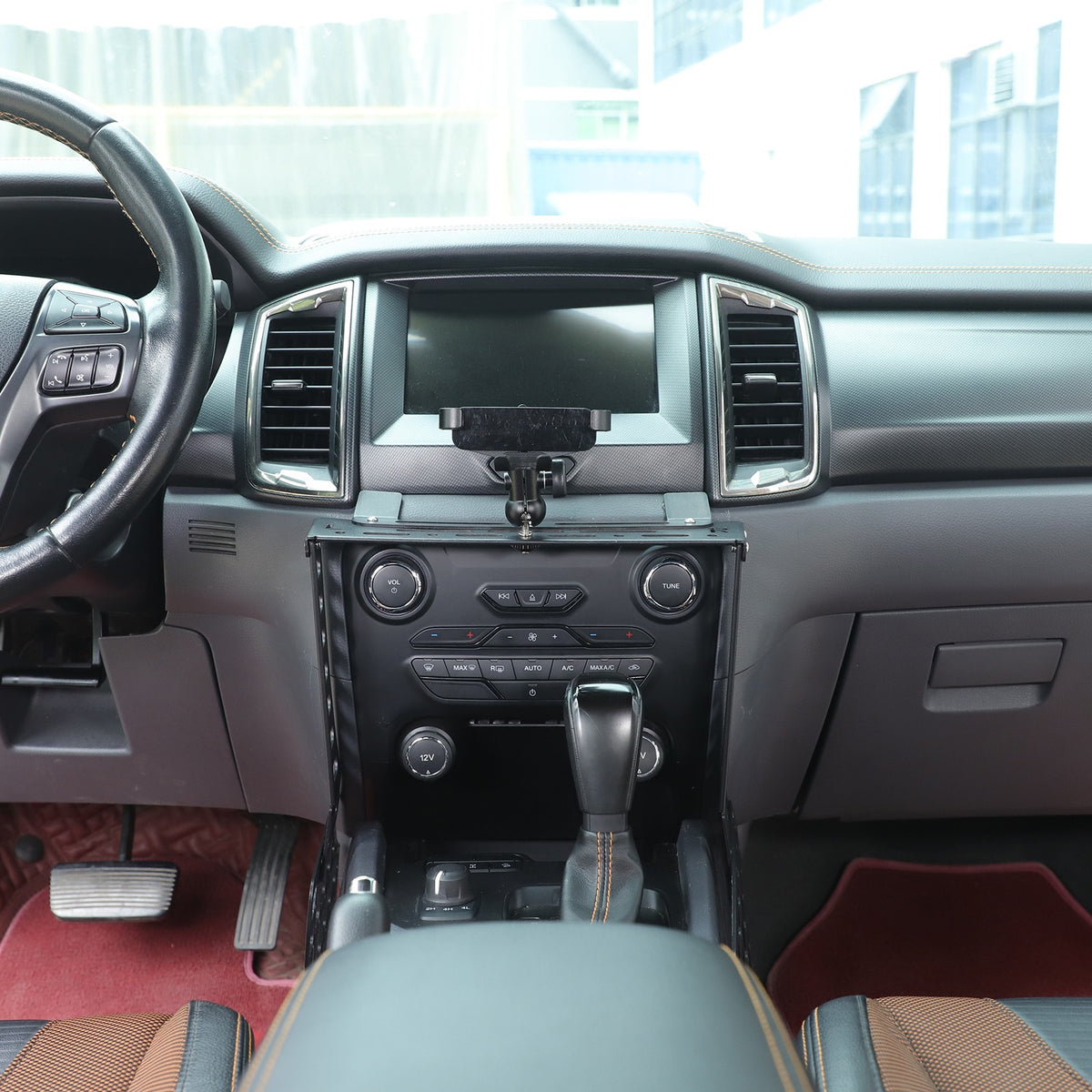 Gear Shift Extension Platform Phone Holder Bracket For Ford Ranger 2015-2022 4