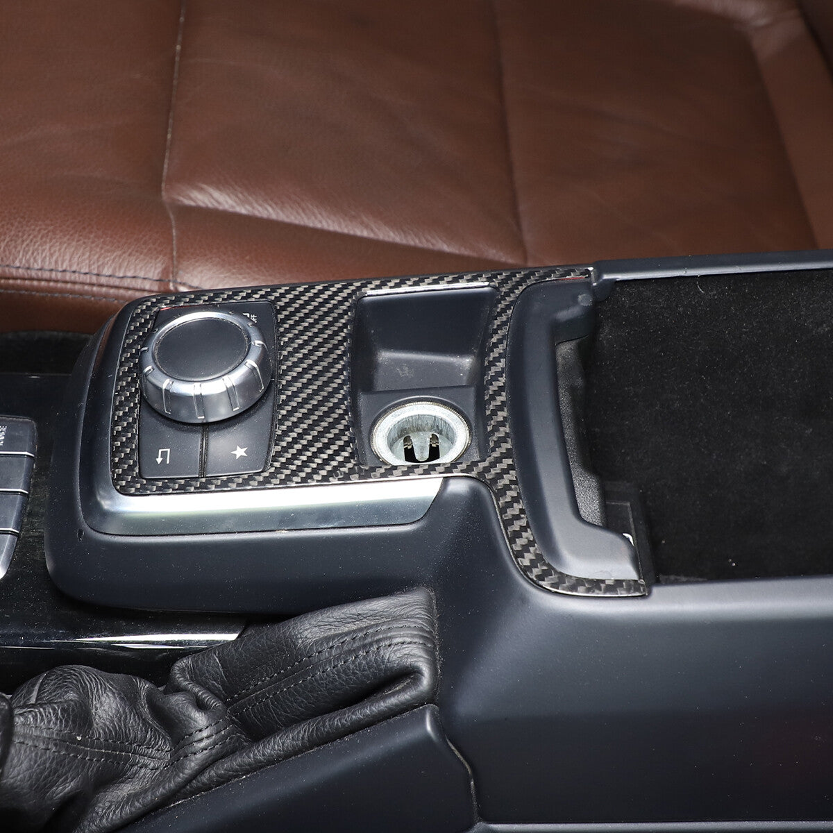 Dry Carbon Fiber Center Mode Switch Panel Trim Cover For Benz G Class W463 12-18 6