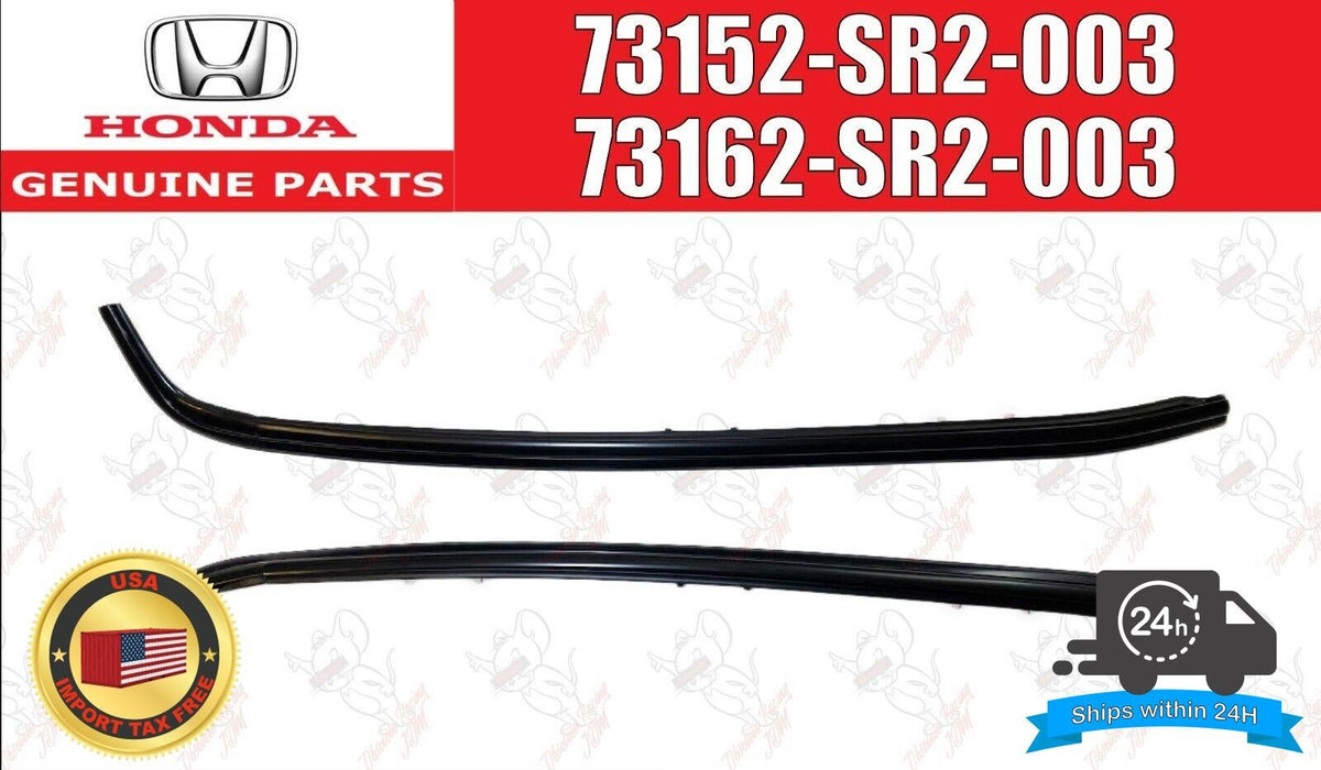 HONDA Genuine CR-X del Sol EG1 EJ4 Molding Windshield Left & right Set OEM 1