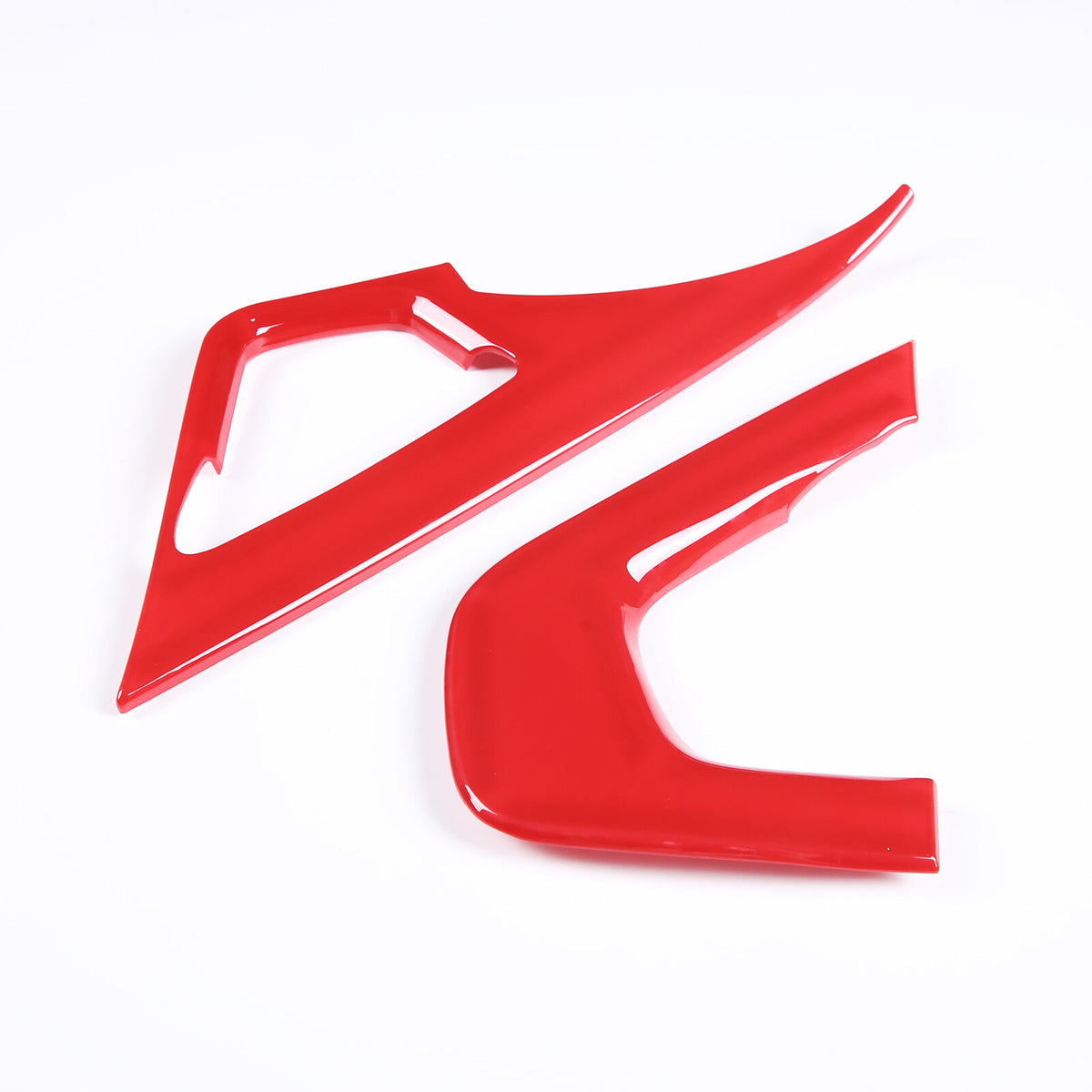 Sports Red ABS Interior Decoration Cover Trim Kit For Corvette C7 2014-19 - Styles 6-10 18