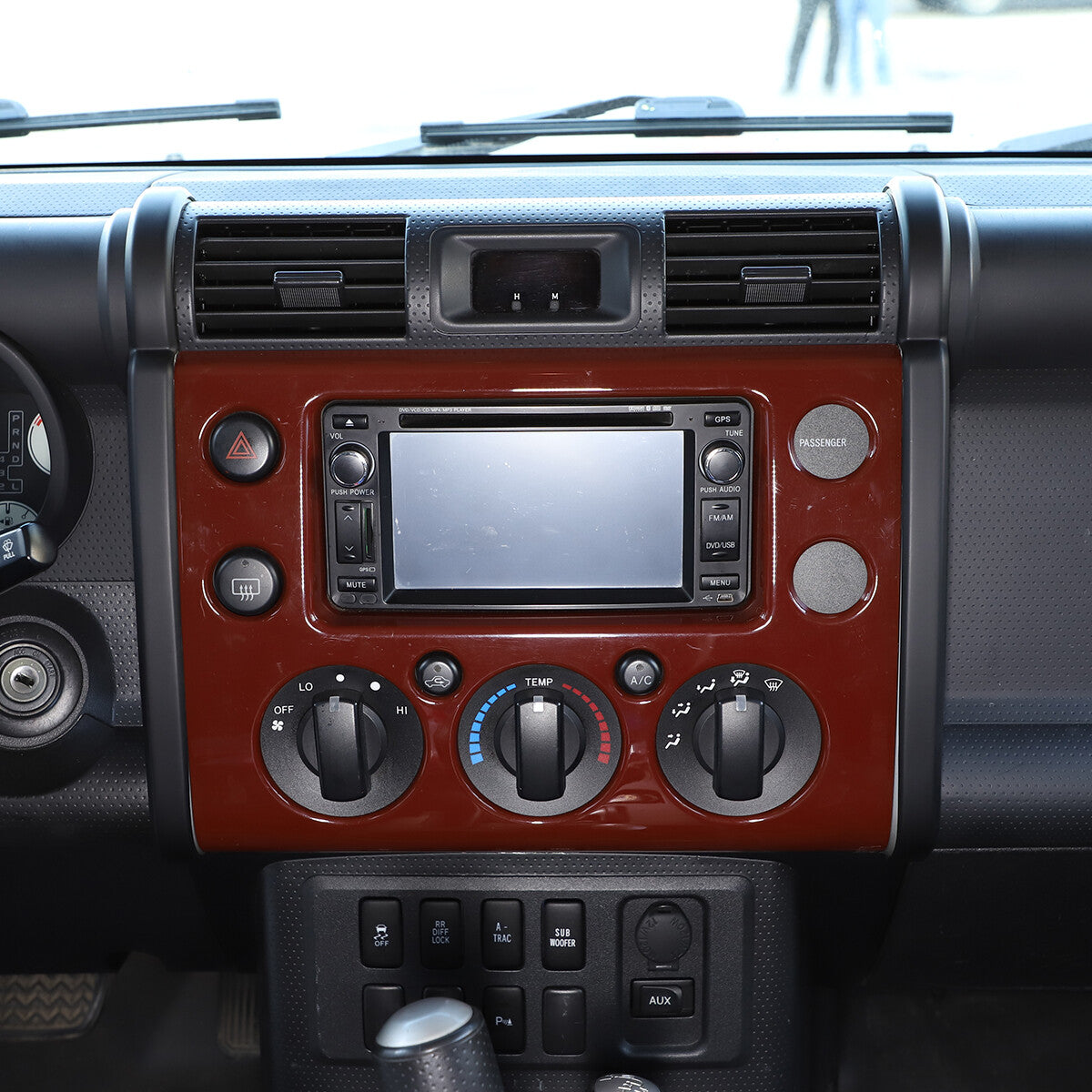 Matte Black ABS Interior Full Set Cover Trim Kit Set For FJ Cruiser 2007-2021 83