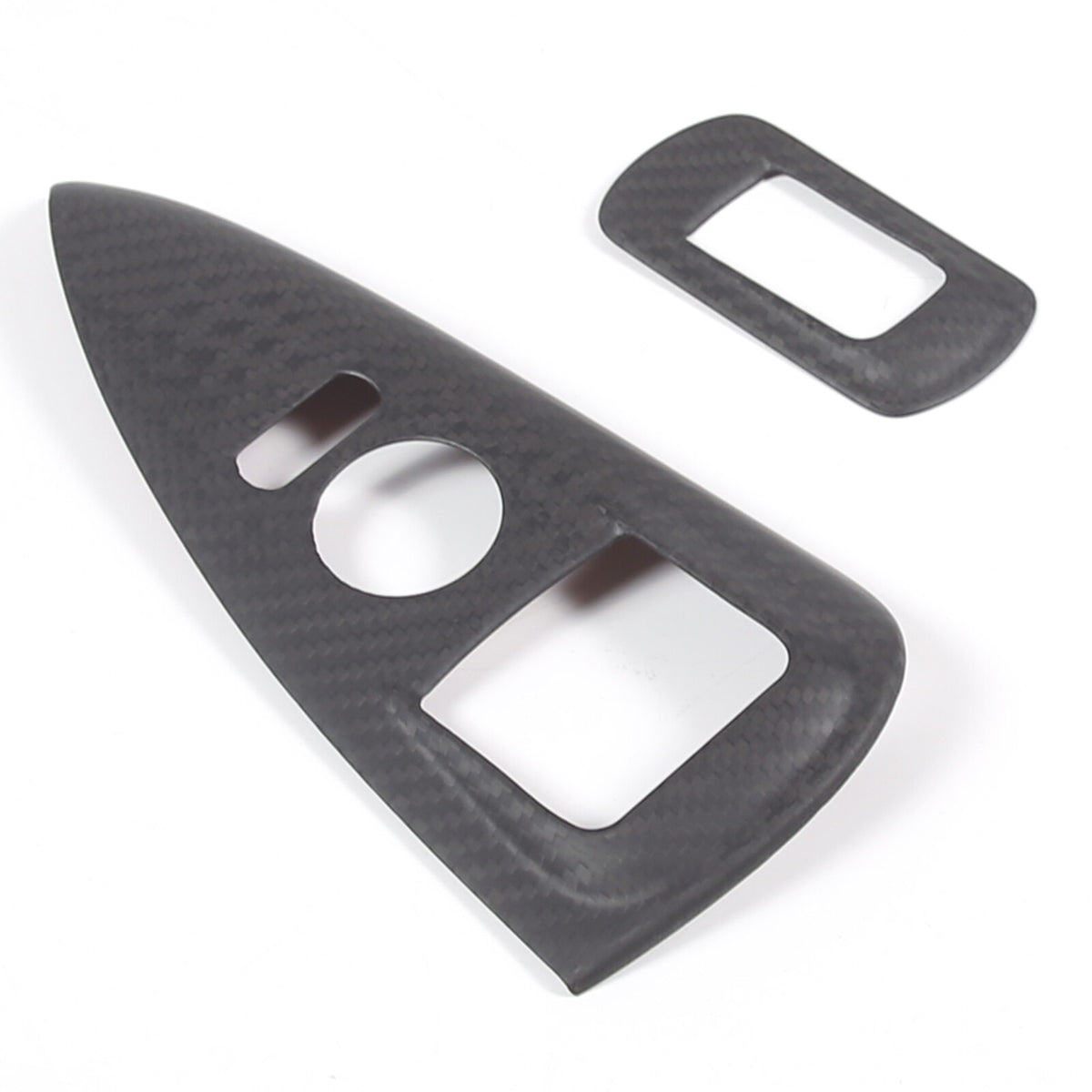 Matte Dry Real Carbon Fiber Center Console Trim Cover For Corvette C6 2005-13 83
