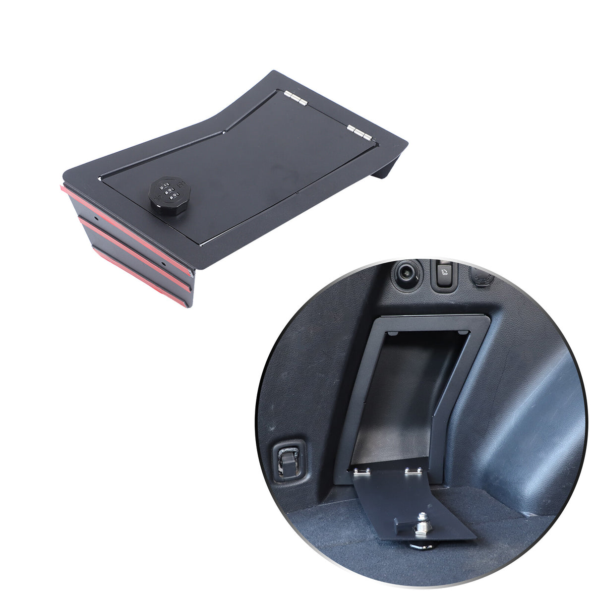 Rear Trunk Side Vault Safe Storage Lock Box For Subaru Forester 4th SJ 13-18 10