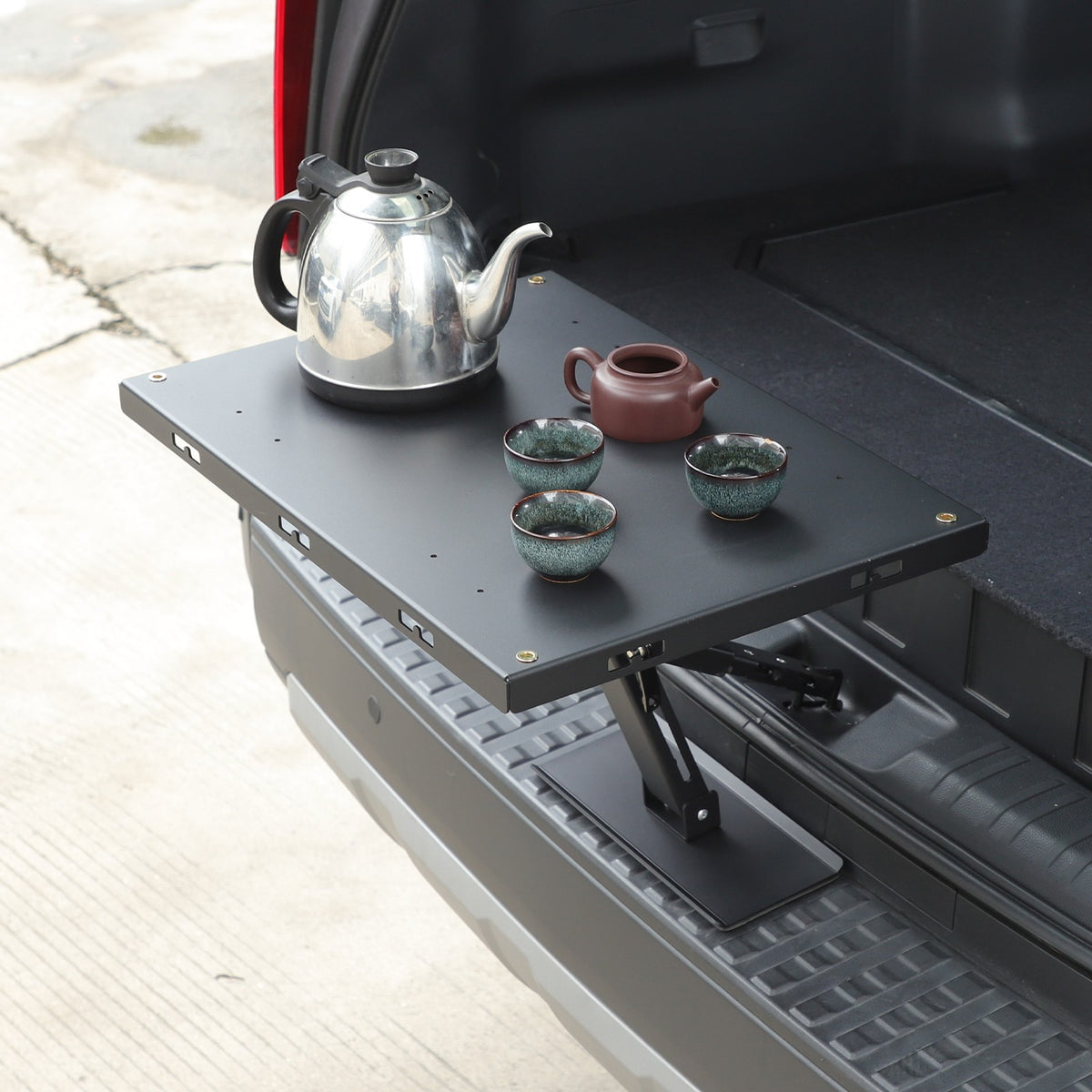 Car Camping Portable Trunk Lock Latch Table For Toyota LC250 Prado 2024+ 12