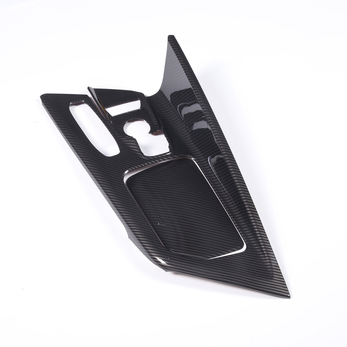 For 2020-25 Corvette C8 Interior Center Console ABS Carbon Fiber Trim Cover 16