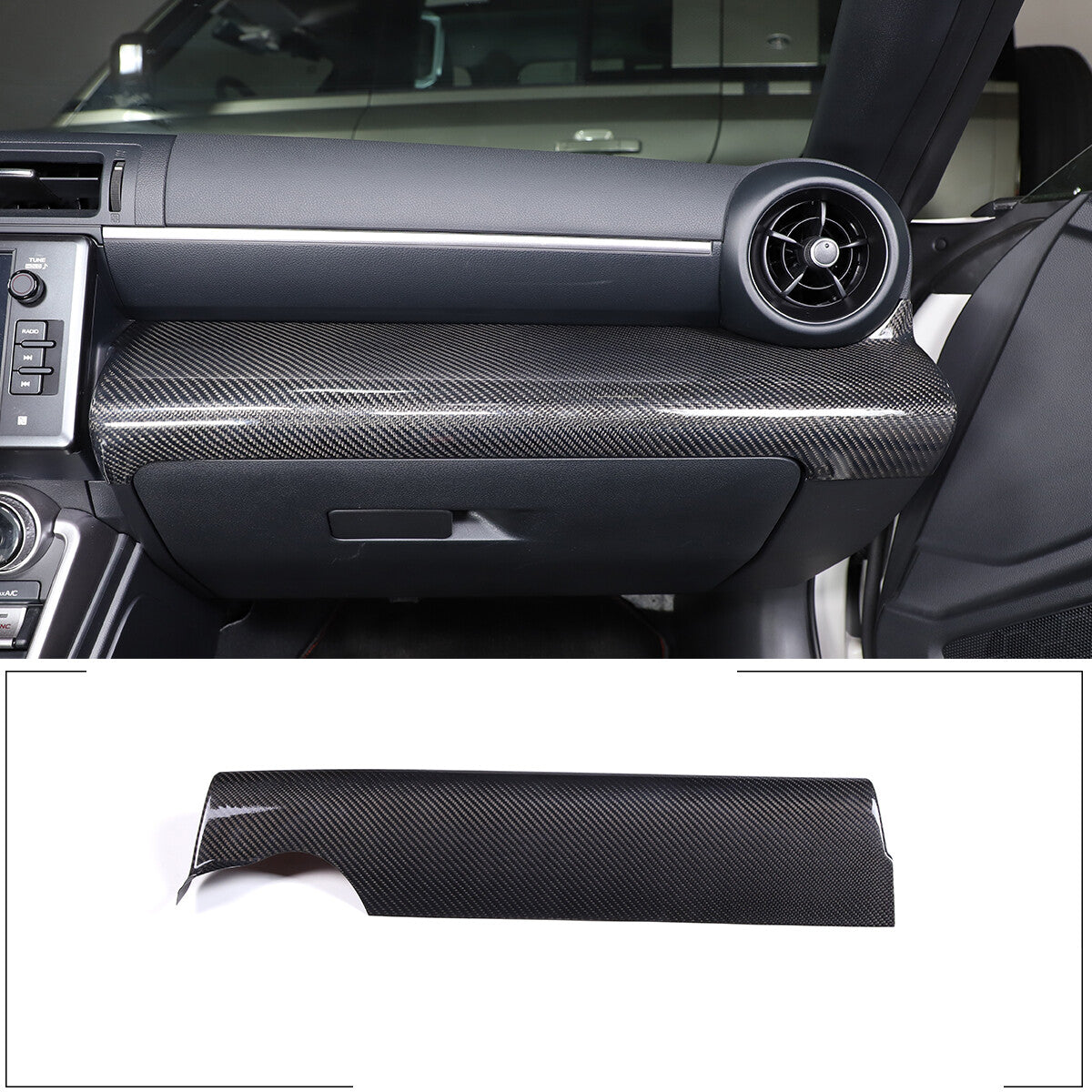 Passenger Co-pilot Dashboard Side Dash Decor Cover Trim For Subaru BRZ 2022 1