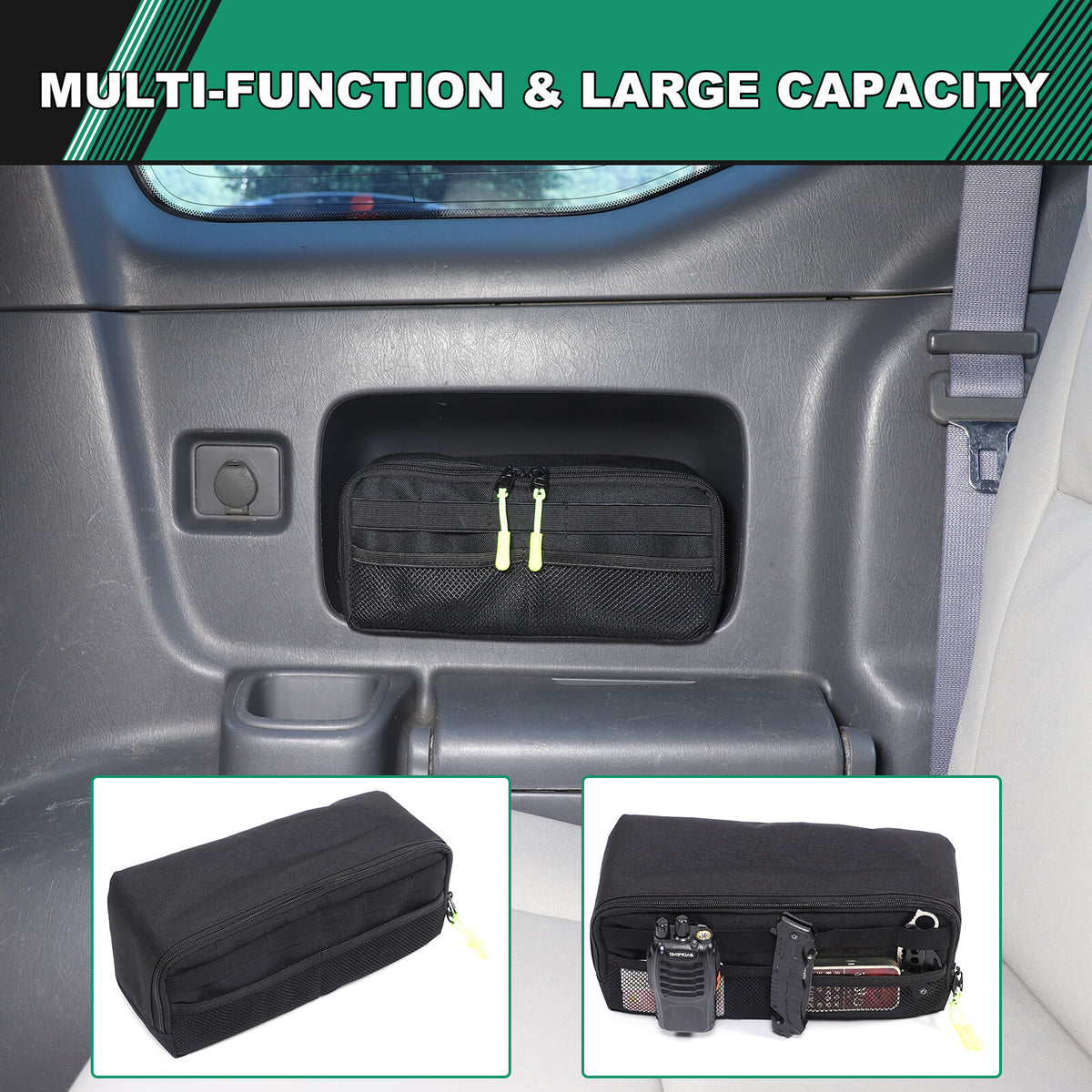 Rear Trunk Left Right Side Storage Bag Organizer For Toyota Prado FJ120 03-09 US 19
