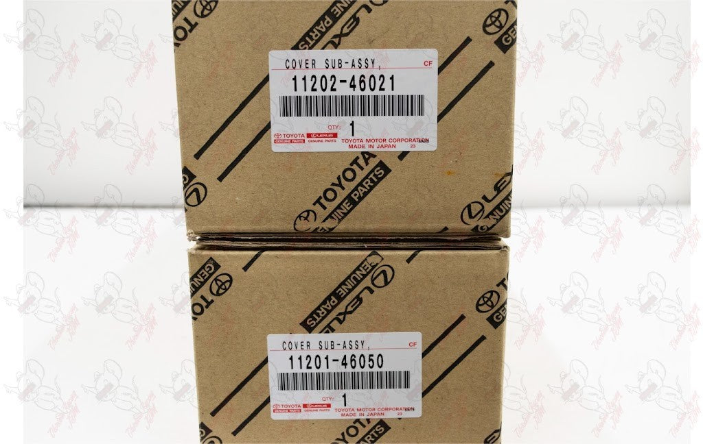 Toyota OEM Cylinder Head Cover 11201-46050 11202-46021 for JZA80 Supra 97-02 9
