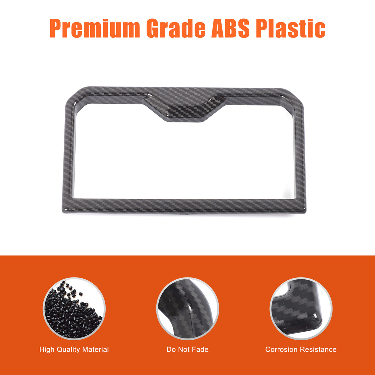 ABS Carbon Fiber Interior Full Set Panel Cover Trim Kit for Toyota Tacoma 24-26 - Styles 11-15 42
