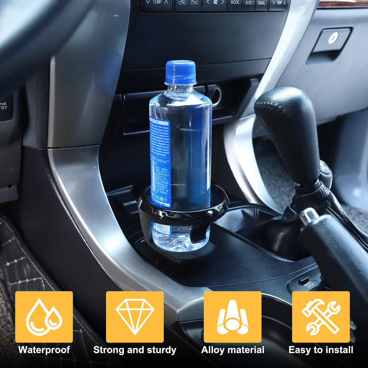Center Console 4WD Gear Shift Left Side Cup Holder For Toyota Prado FJ120 03-09 12