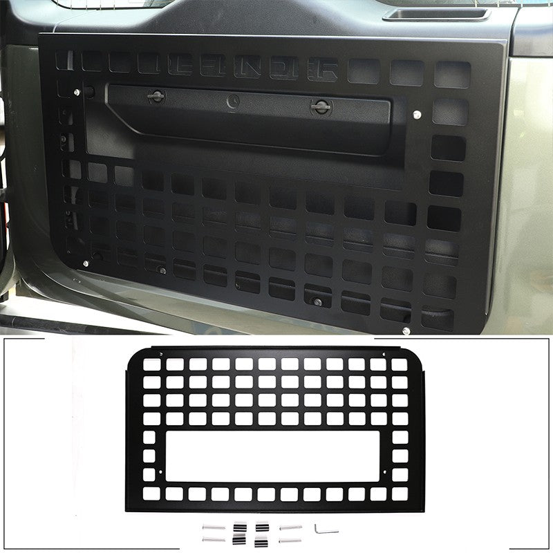 Rear Door Tailgate Table Storage Shelf Molle Panel For LR Defender L316 20+ 21