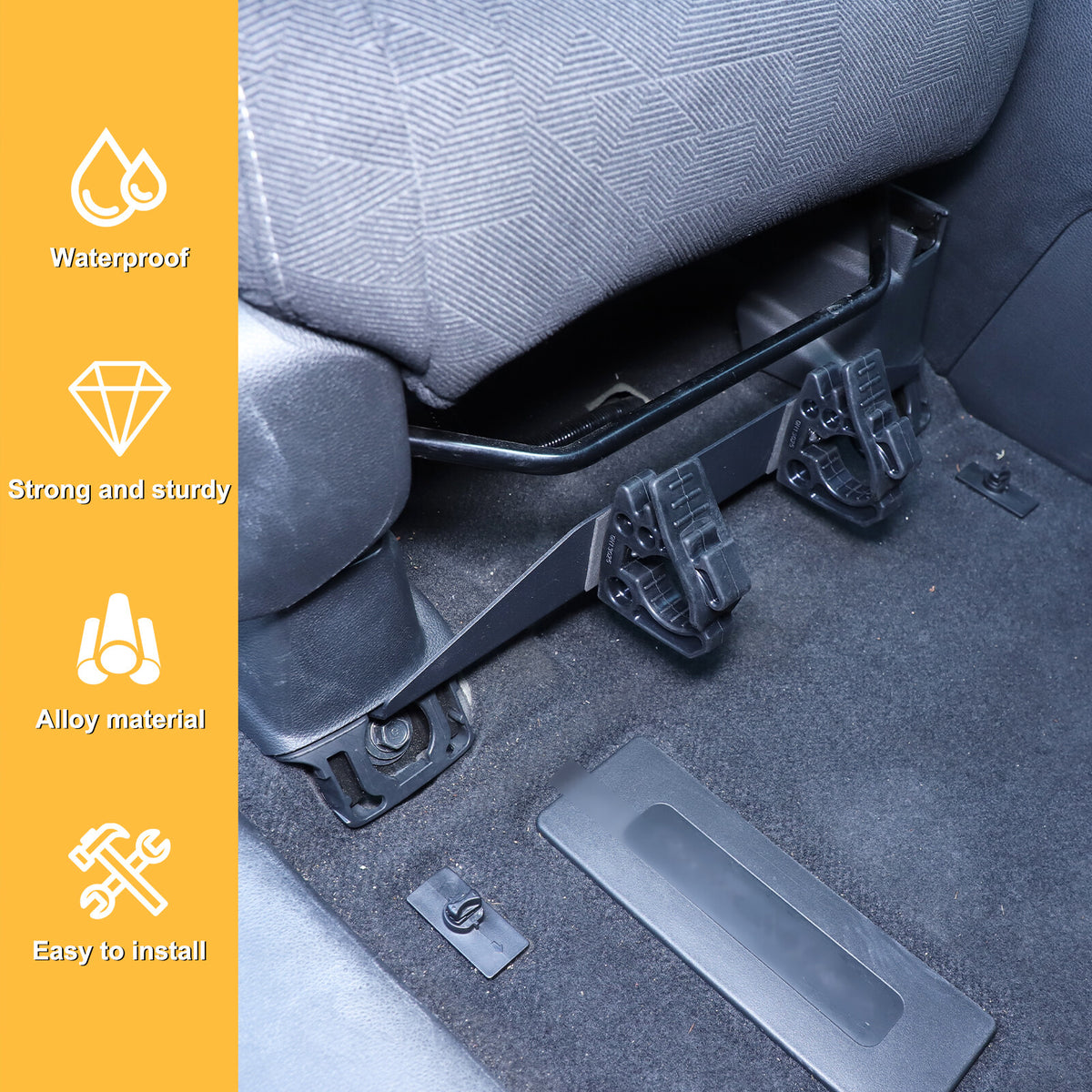 Under Seat Flashlight Holder Bracket Mount For Honda Pilot 2015-2022 13