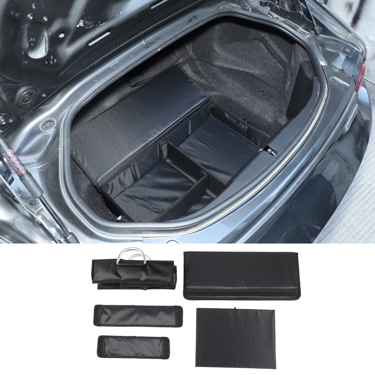 Rear Trunk Storage Box Organizer Tray For Mazda MX-5 Miata 2016+ 19