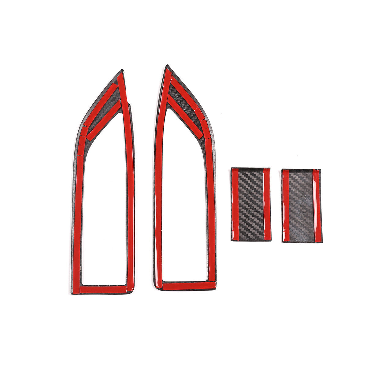 Carbon Fiber Inner Door Handle Frame Trim Cover for Ferrari 458 2011-2016 8