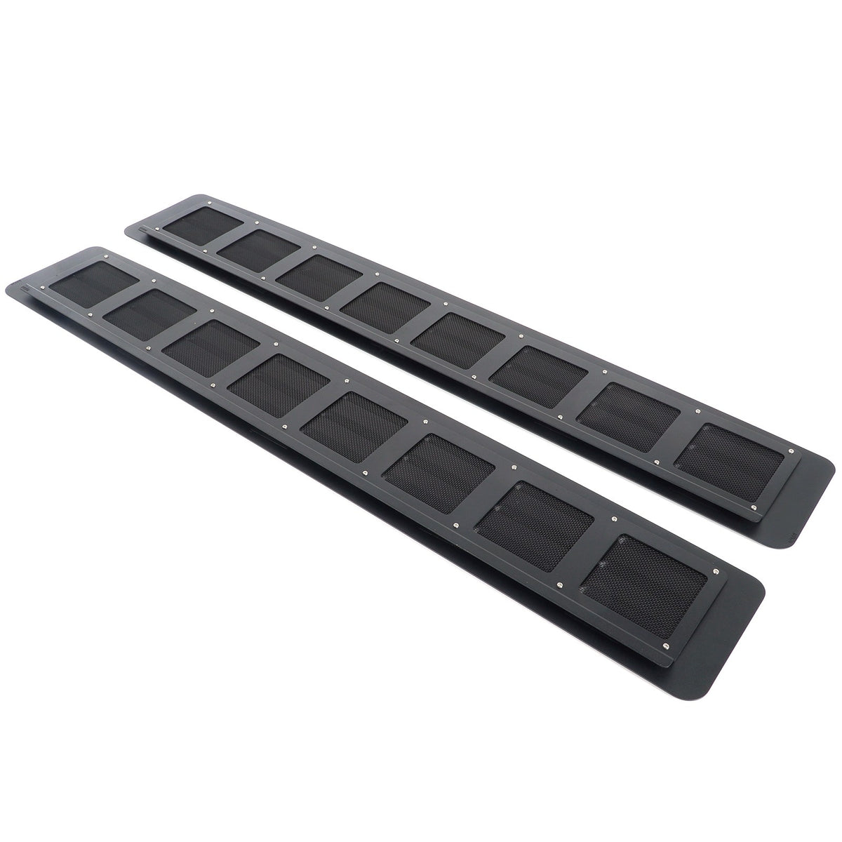 Alloy Rear Row Rear Window Louver Shutter Trim For Toyota Sienna XSE 2021+ 10