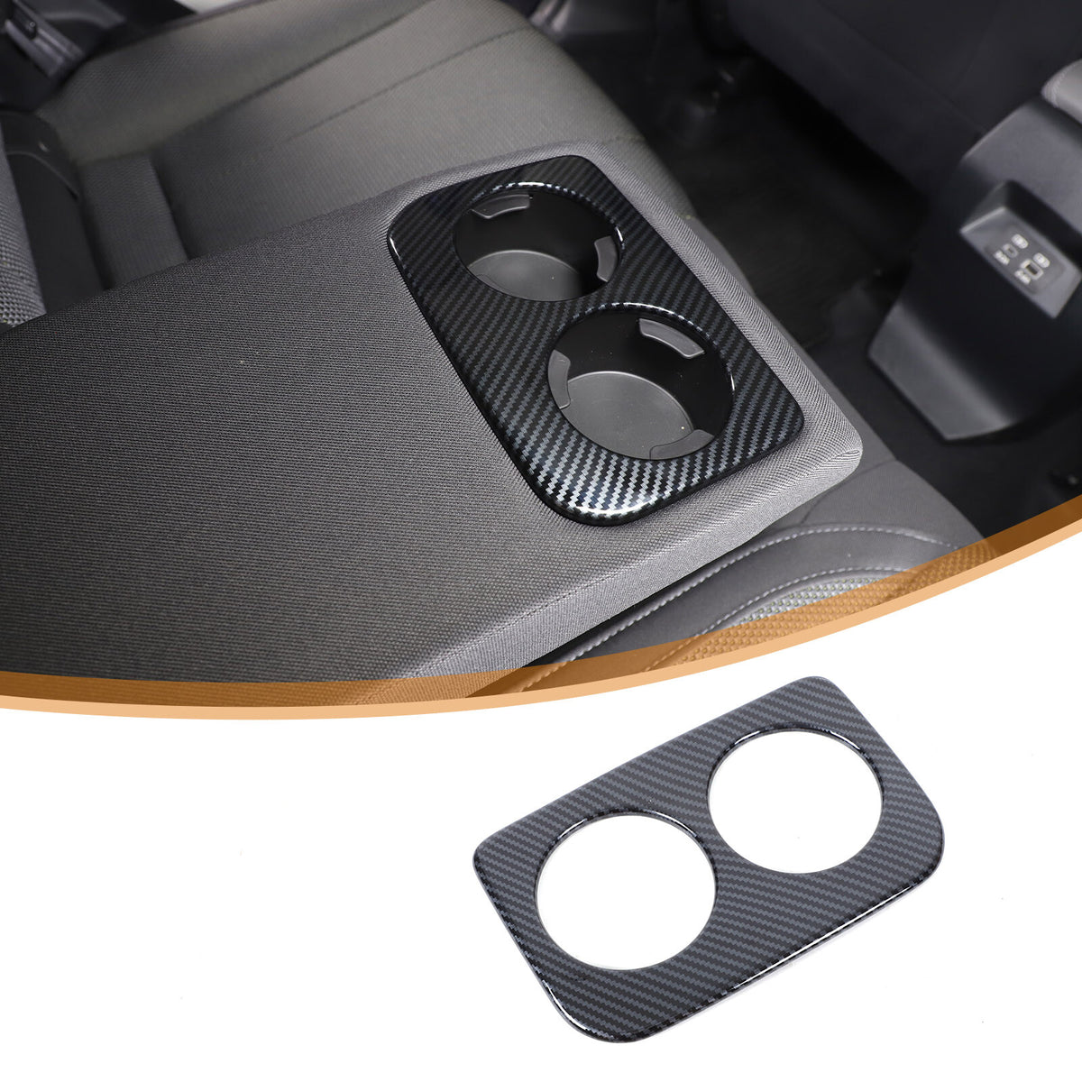 Carbon Fiber ABS Interior Accessories Kit Cover Trim For Subaru Crosstrek 2024 6