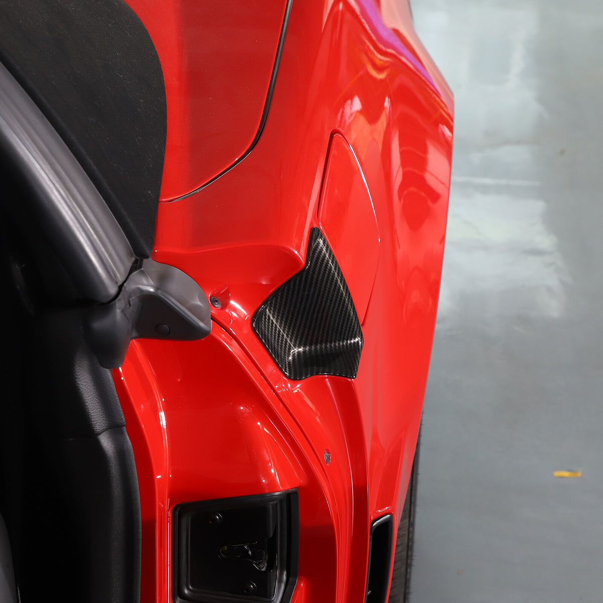 ABS Carbon Fiber Interior Exterior Cover Trim Kit For Corvette C6 2005-2013 177