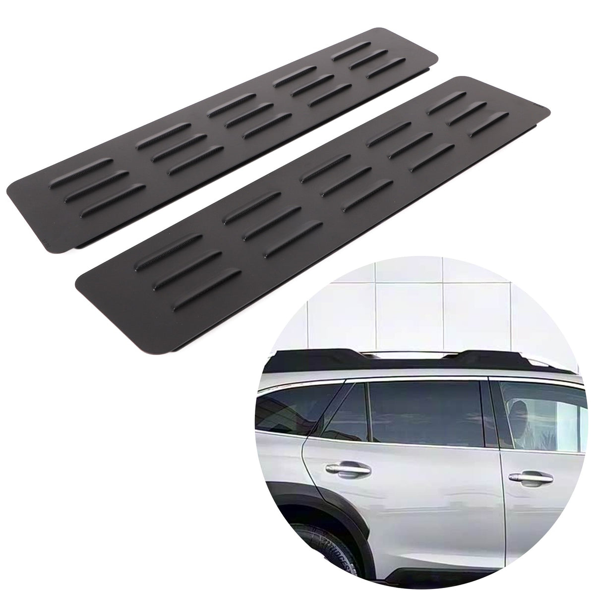 Rear Door Window Louver Air Vent Panel Trim Cover For Subaru Outback 2015-2024 9