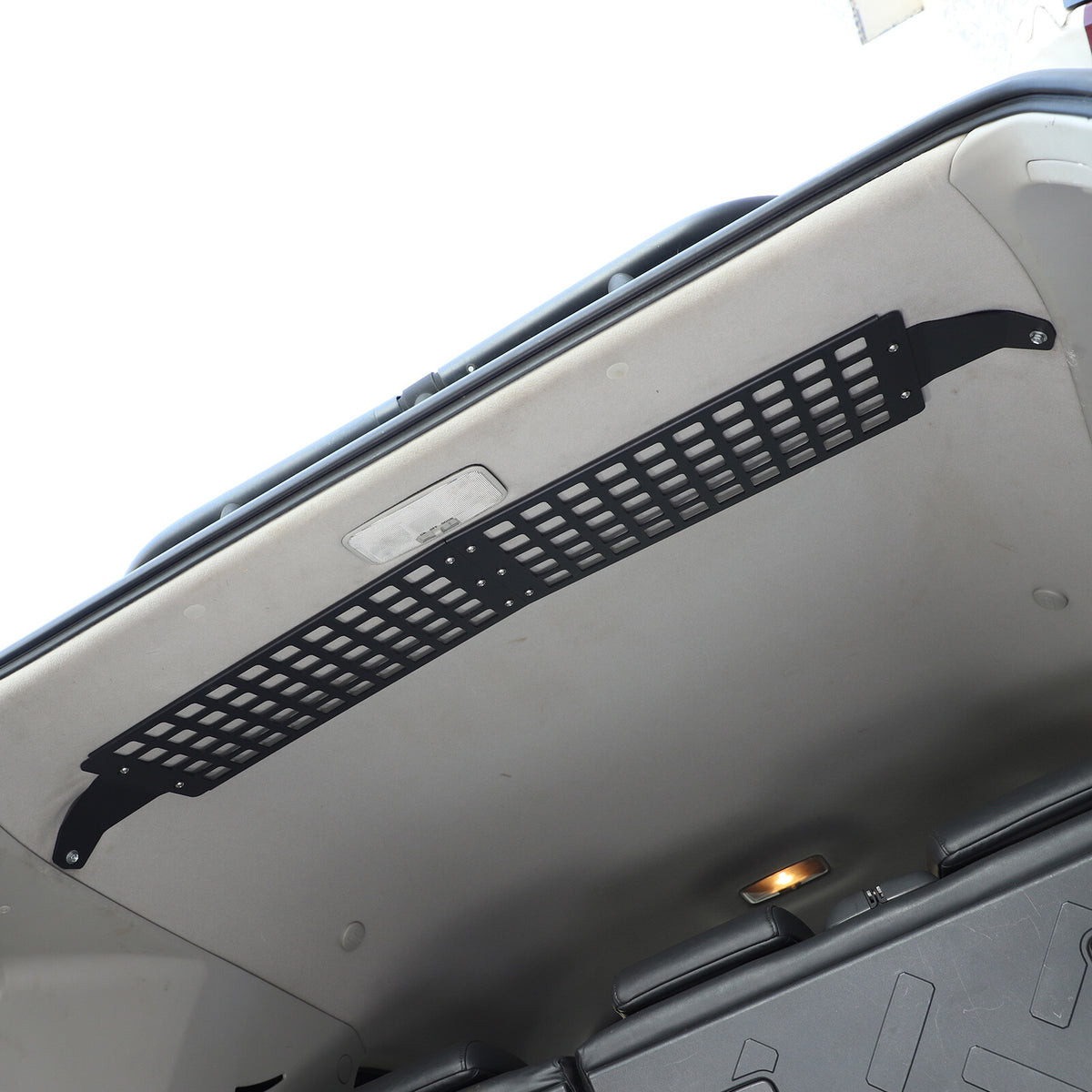 Black Alloy Trunk Roof Molle Storage Panel Rack For Toyota FJ Cruiser 2007-2021 9