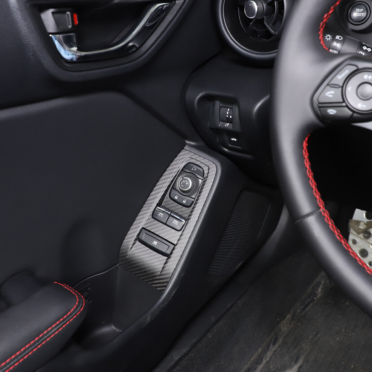 Matte Real Carbon Fiber Interior Center Trim Set For GR86/Subaru BRZ 2022+ 29