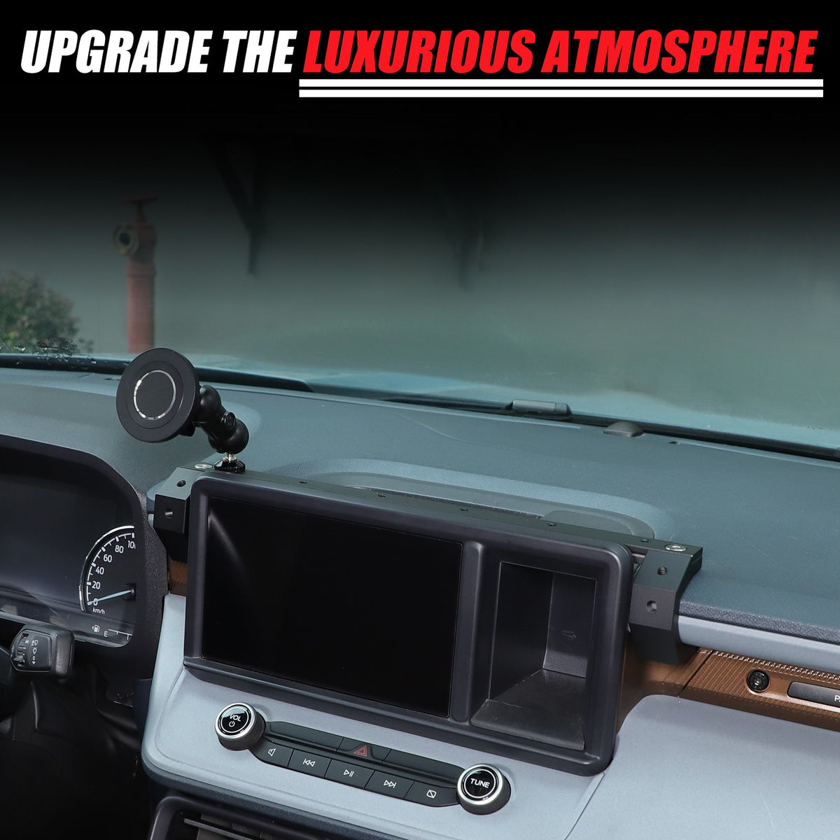 Magnetic Screen Navigation Cell Phone Mount Holder Bracket For Ford Maverick 22+ 15