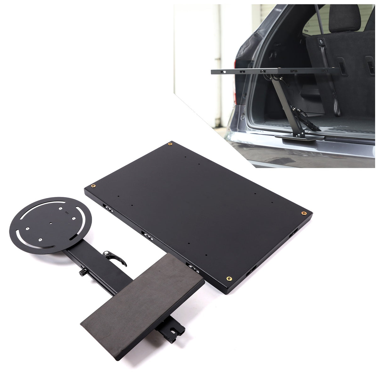 Car Camping Portable Trunk Lock Latch Table For Honda Pilot 2016-2022 14