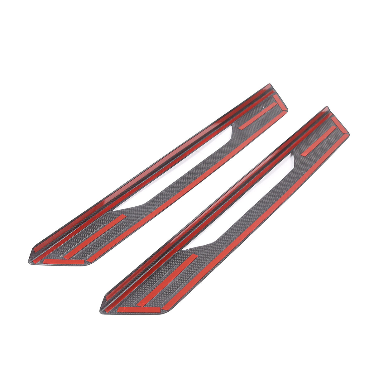 Real Carbon Fiber Scuff Plate Door Sill Cover Protector For Corvette C8 2020-26 16